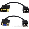 Custom VGA/RJ45 connector high speed date cable